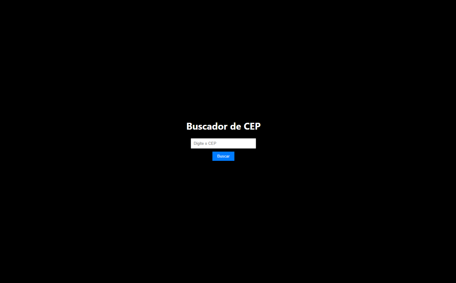 buscador de cep website preview image